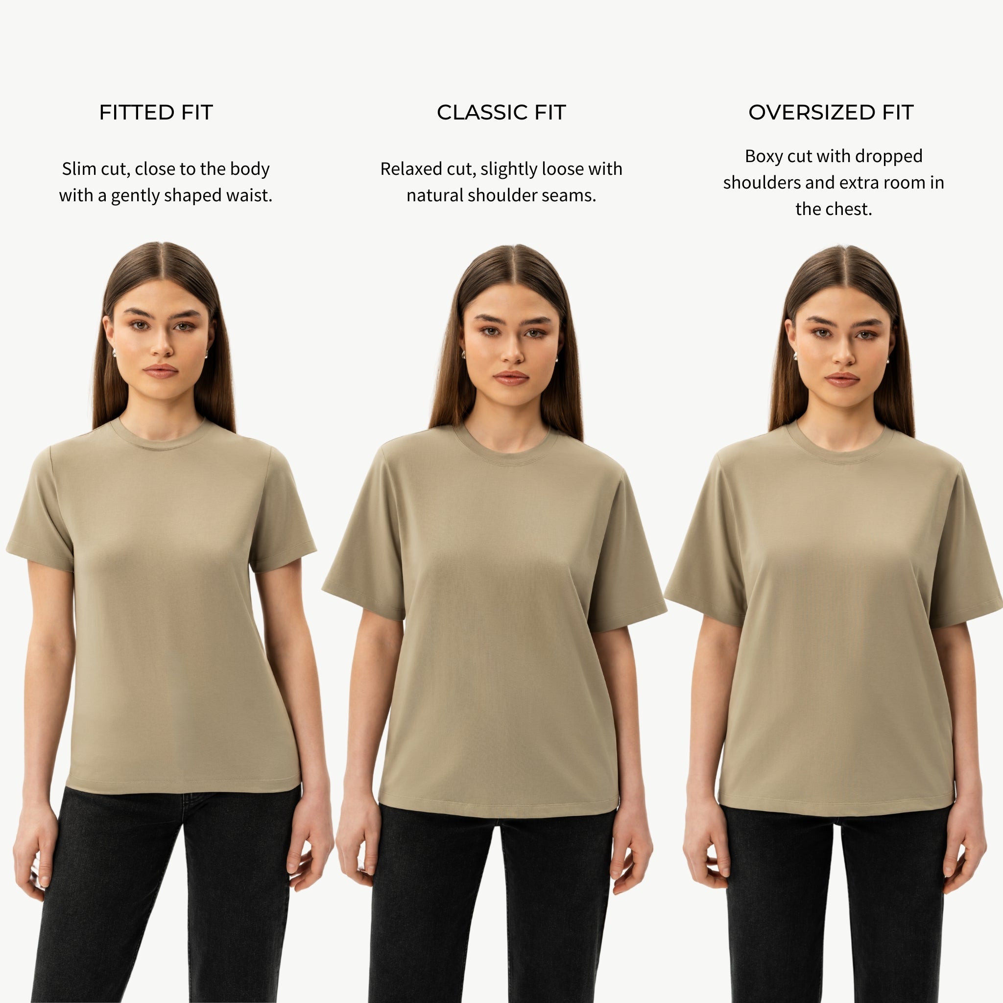 Übergroßes, kastenförmiges Pima-T-Shirt – Ninepine