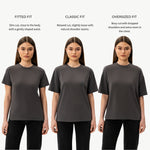 Übergroßes, kastenförmiges Pima-T-Shirt – Ninepine