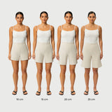 Leichte Ponte-Shorts – Ninepine