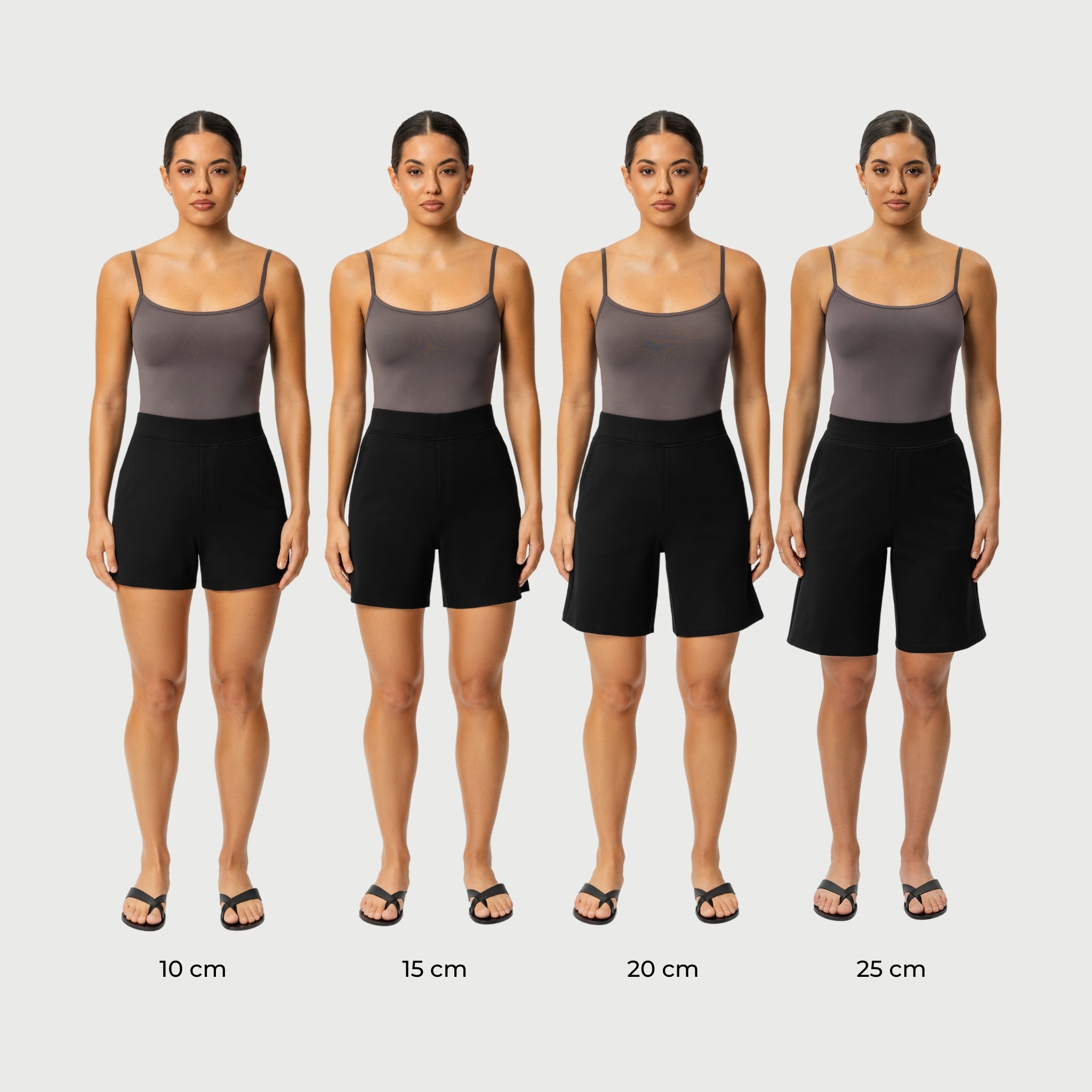 Leichte Ponte-Shorts – Ninepine