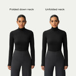 Weicher Rollkragenpullover mit langen Ärmeln – Ninepine