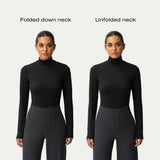 Weicher Rollkragenpullover mit langen Ärmeln – Ninepine