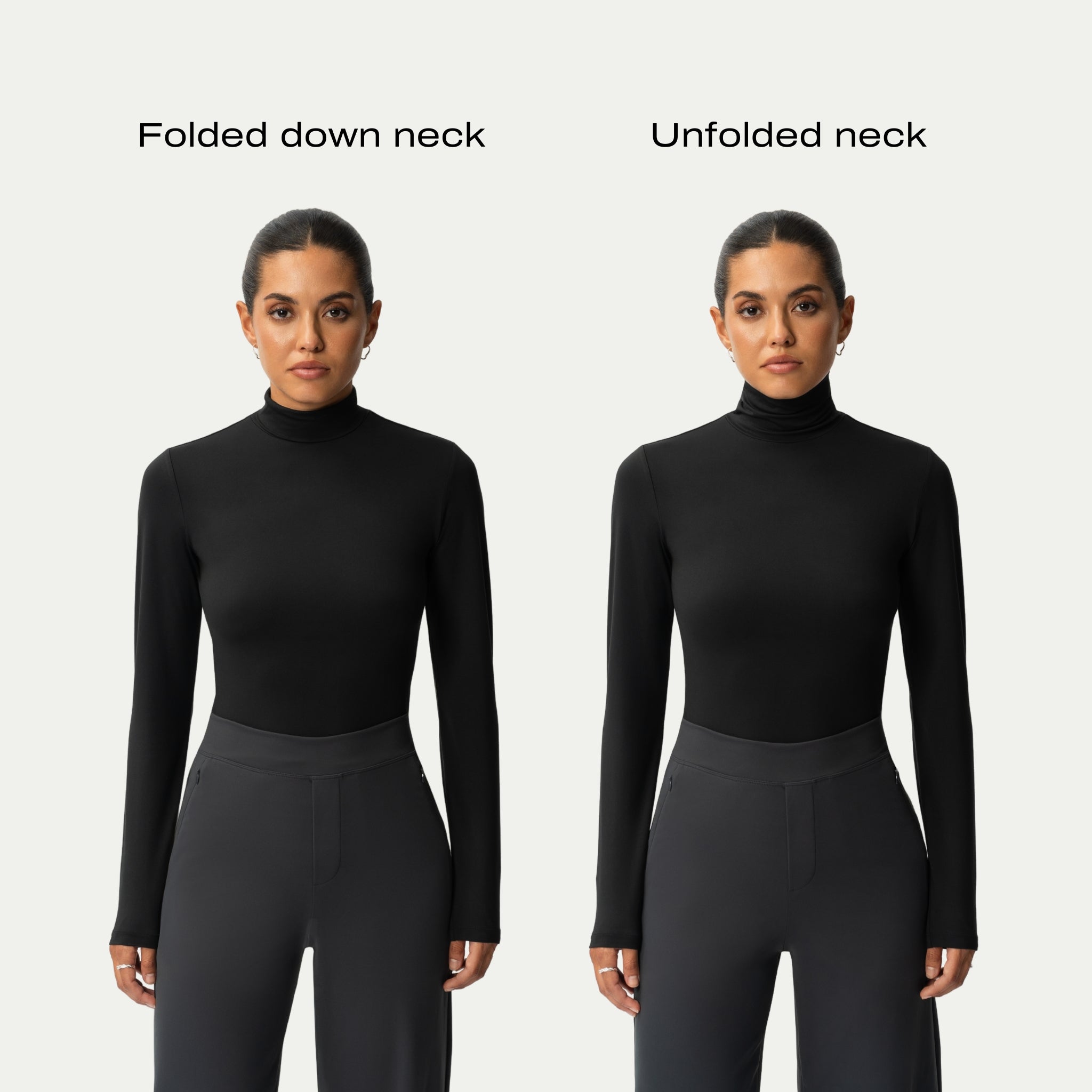 Weicher Rollkragenpullover mit langen Ärmeln – Ninepine