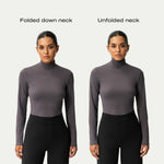 Weicher Rollkragenpullover mit langen Ärmeln – Ninepine