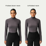 Weicher Rollkragenpullover mit langen Ärmeln – Ninepine