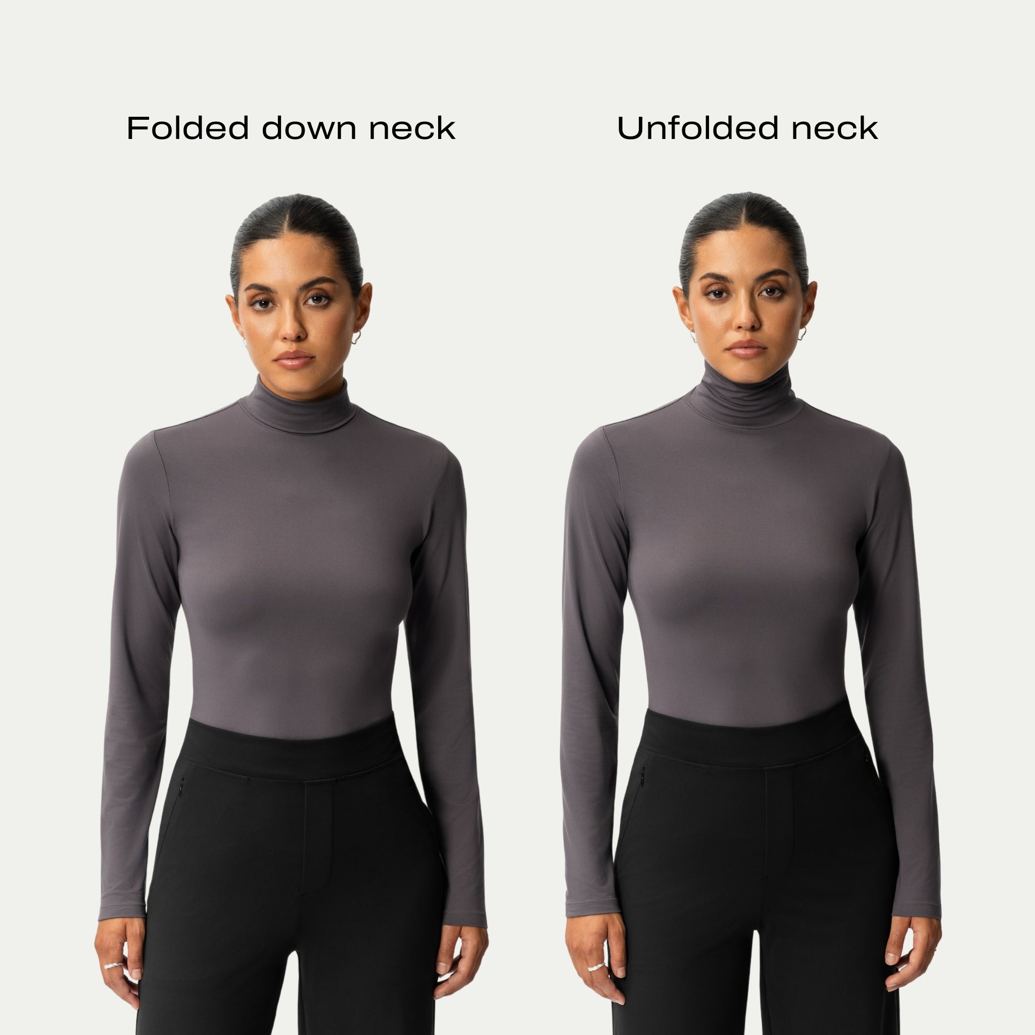 Weicher Rollkragenpullover mit langen Ärmeln – Ninepine