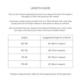 Maßgeschneiderte schmale Hose – Ninepine